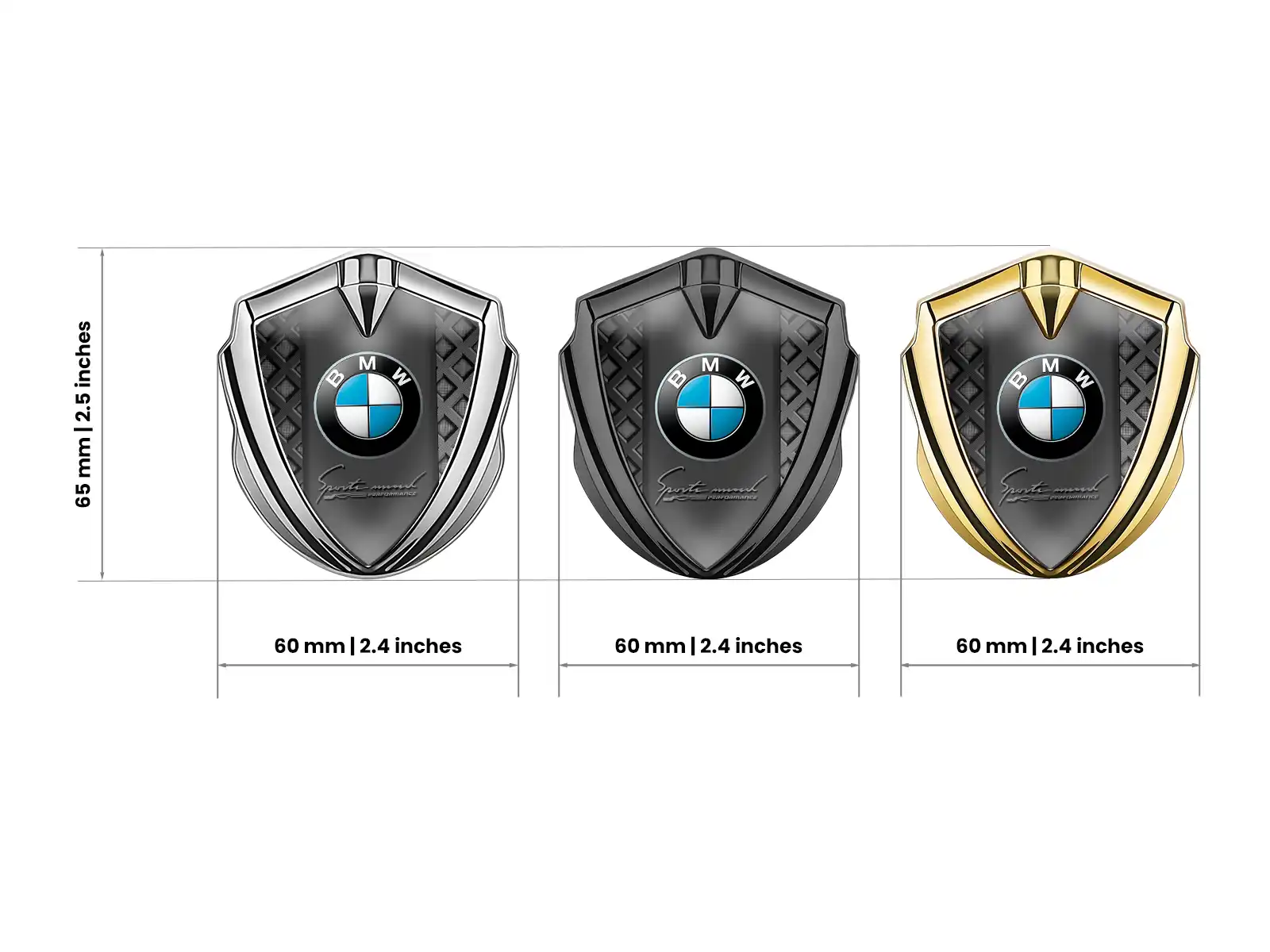 BMW Insignia Autoadhesiva De Carrera Imagen Óptimo